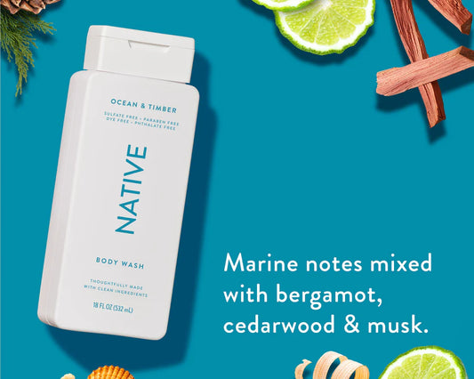 Ocean & Timber Body Wash