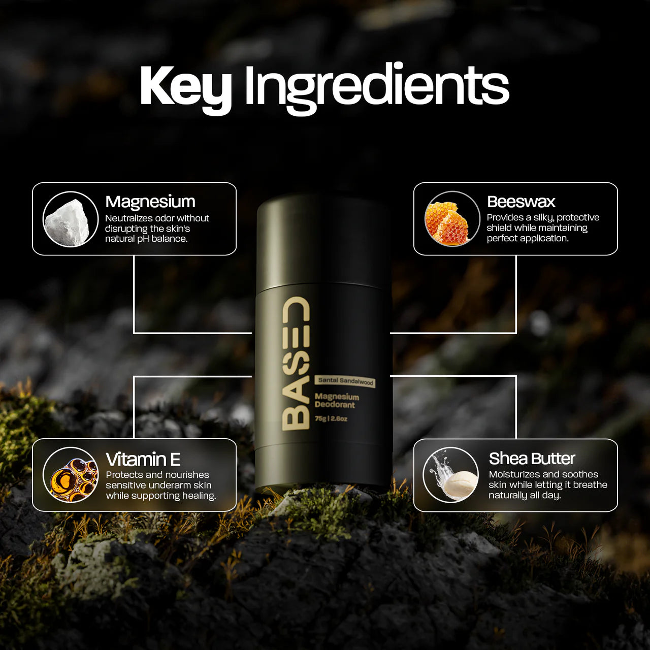 Santal Sandalwood Deodorant