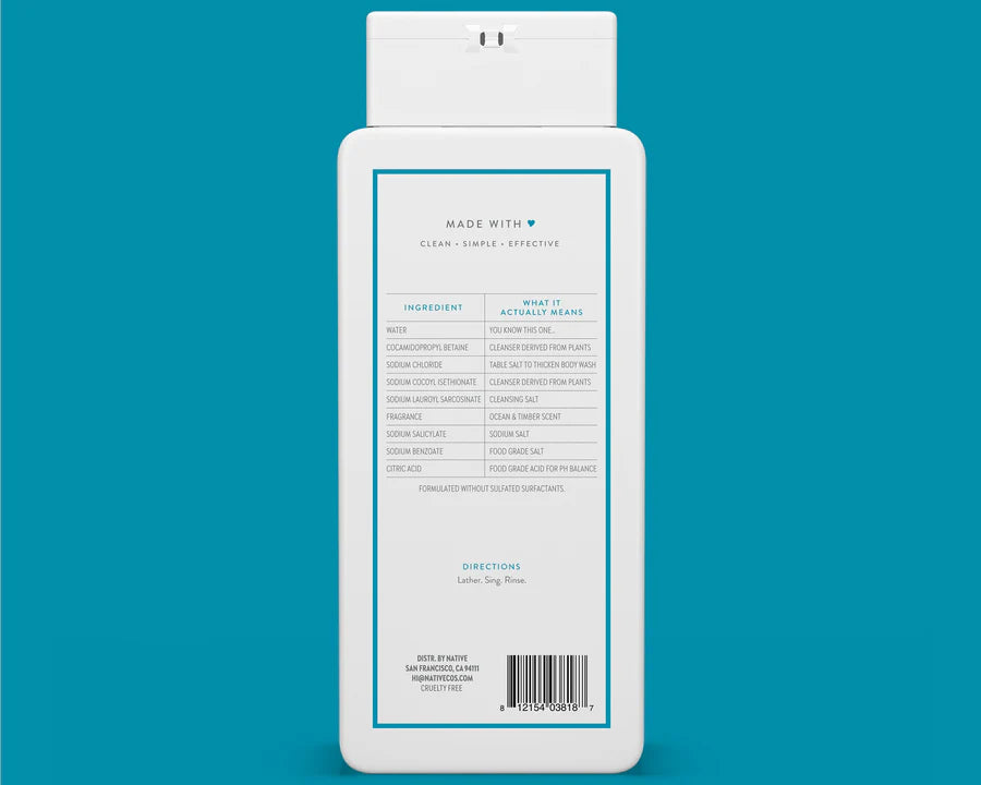 Ocean & Timber Body Wash